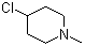 4-Chloro-N-methylpiperidine molecular structure (CAS 5570-77-4)