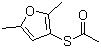 S-(2,5-二甲基-3-呋喃基)硫代乙酸酯分子结构 (CAS 55764-22-2)