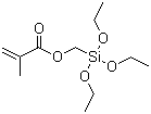 structure of CAS# 5577-72-0, Methacryloxymethyltriethoxysilane