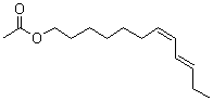 (7Z,9E)-7,9-Dodecadien-1-yl acetate molecular structure (CAS 55774-32-8)