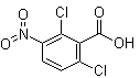 structure of CAS# 55775-97-8, 2,6-Dichloro-3-nitrobenzoic acid;3-Nitro-2,6-dichlorobenzoic acid; NSC 513361