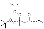 Ethyl 3,3-bis(tert-butylperoxy)butanoate molecular structure (CAS 55794-20-2)