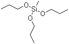 Methyltripropoxysilane molecular structure (CAS 5581-66-8)