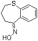 结构式 CAS# 5583-39-1, 3,4-二氢-1-苯并硫杂卓-5(2H)-酮肟