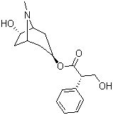 山莨菪碱分子结构 (CAS 55869-99-3)
