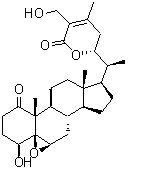 2,3-二氢醉茄素 A分子结构 (CAS 5589-41-3)