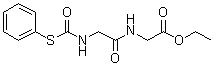 Ethyl 2-(2-(((phenylthio)carbonyl)amino)acetamido)acetate molecular structure (CAS 5589-84-4)