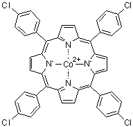 [meso-Tetrakis(4-chlorophenyl)porphinato]cobalt molecular structure (CAS 55915-17-8)