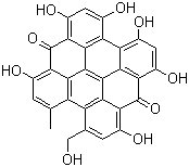 Pseudohypericin molecular structure (CAS 55954-61-5)