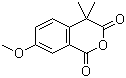 7-Methoxy-4,4-dimethyl-1,3-isochromandione molecular structure (CAS 55974-25-9)