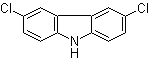 structure of CAS# 5599-71-3, 3,6-Dichlorocarbazole;NSC 39031