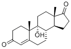 9-羟基-4-雄甾烯-3,17-二酮分子结构 (CAS 560-62-3)
