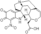 结构式 CAS# 561-20-6, 硝基马钱子碱