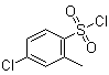 4-Chloro-2-methylbenzenesulfonyl chloride molecular structure (CAS 56157-92-7)