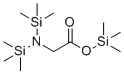 Bis(trimethylsilyl)aminoacetate trimethylsilyl ester molecular structure (CAS 5617-39-0)