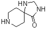 结构式 CAS# 56186-25-5, 4-氧代-1,3,8-三氮杂螺[4.5]癸烷
