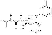 Torasemide molecular structure (CAS 56211-40-6)