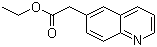 6-Quinolineacetic acid ethyl ester molecular structure (CAS 5622-38-8)