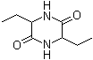 3,6-Diethyl-2,5-piperazinedione molecular structure (CAS 5625-42-3)