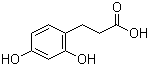 结构式 CAS# 5631-68-5, 3-(2,4-二羟基苯)丙酸