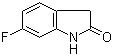 structure of CAS# 56341-39-0, 6-Fluoro-2-oxindole;6-Fluoro-1,3-dihydro-2H-indol-2-one