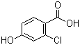 2-Chloro-4-hydroxybenzoic acid molecular structure (CAS 56363-84-9)
