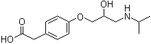 结构式 CAS# 56392-14-4, 美托洛尔酸