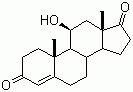 11b-Hydroxyandrost-4-ene-3,17-dione molecular structure (CAS 564-33-0)