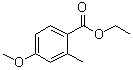 结构式 CAS# 56427-62-4, 4-甲氧基-2-甲基苯甲酸乙酯