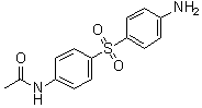 N-乙酰基氨苯砜分子结构 (CAS 565-20-8)