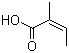 structure of CAS# 565-63-9, Angelic acid;(Z)-2-Methylcrotonic acid; cis-2-Methyl-2-butenoic acid