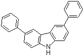 3,6-二苯基-9H-咔唑分子结构 (CAS 56525-79-2)