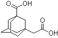 3-Carboxy-1-adamantaneacetic acid molecular structure (CAS 56531-58-9)