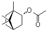 结构式 CAS# 5655-61-8, (-)-冰片醇乙酸酯