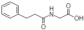 structure of CAS# 56613-60-6, N-(3-Phenylpropionyl)glycine;(3-Phenylpropionyl)glycine; N-(3-Phenylpropanoyl)glycine; N-(3-Phenylpropionyl)glycine