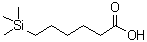 6-(Trimethylsilyl)hexanoic acid molecular structure (CAS 5662-79-3)