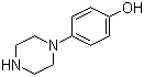 1-(4-Hydroxyphenyl)piperazine molecular structure (CAS 56621-48-8)