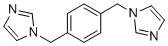 1,4-Bis((1H-imidazol-1-yl)methyl)benzene molecular structure (CAS 56643-83-5)
