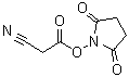 N-(Cyanoacetoxy)succinimide molecular structure (CAS 56657-76-2)