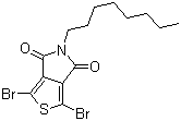 结构式 CAS# 566939-58-0, 1,3-二溴-5-辛基-4H-噻吩并[3,4-c]吡咯-4,6(5H)-二酮
