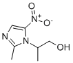 2-(2-Methyl-5-nitroimidazol-1-yl)propan-1-ol molecular structure (CAS 56750-04-0)