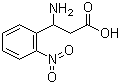 3-Amino-3-(2-nitrophenyl)propanoic acid molecular structure (CAS 5678-48-8)