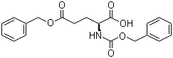structure of CAS# 5680-86-4, (S)-2-Benzyloxycarbonylamino-pentanedioic acid 5-benzyl ester;N-Benzyloxycarbonyl-L-glutamic acid gamma-benzyl ester; 5-Oxo-5-phenylmethoxy-2-phenylmethoxycarbonylamino-pentanoic acid