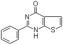 structure of CAS# 56843-76-6, 2-Phenylthieno[2,3-d]pyrimidin-4(1H)-one
