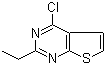 structure of CAS# 56844-11-2, 4-Chloro-2-ethylthieno[2,3-d]pyrimidine