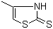 4-甲基噻唑-2(3H)-硫酮分子结构 (CAS 5685-06-3)