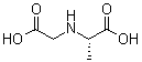 structure of CAS# 56857-47-7, N-(Carboxymethyl)-L-alanine;Iminoacetic alpha-propionic acid; Strombine