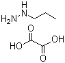 Propylhydrazine oxalate salt molecular structure (CAS 56884-75-4)