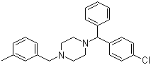 美克洛嗪分子结构 (CAS 569-65-3)