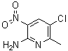 5-Chloro-6-methyl-3-nitro-2-pyridinamine molecular structure (CAS 56960-82-8)